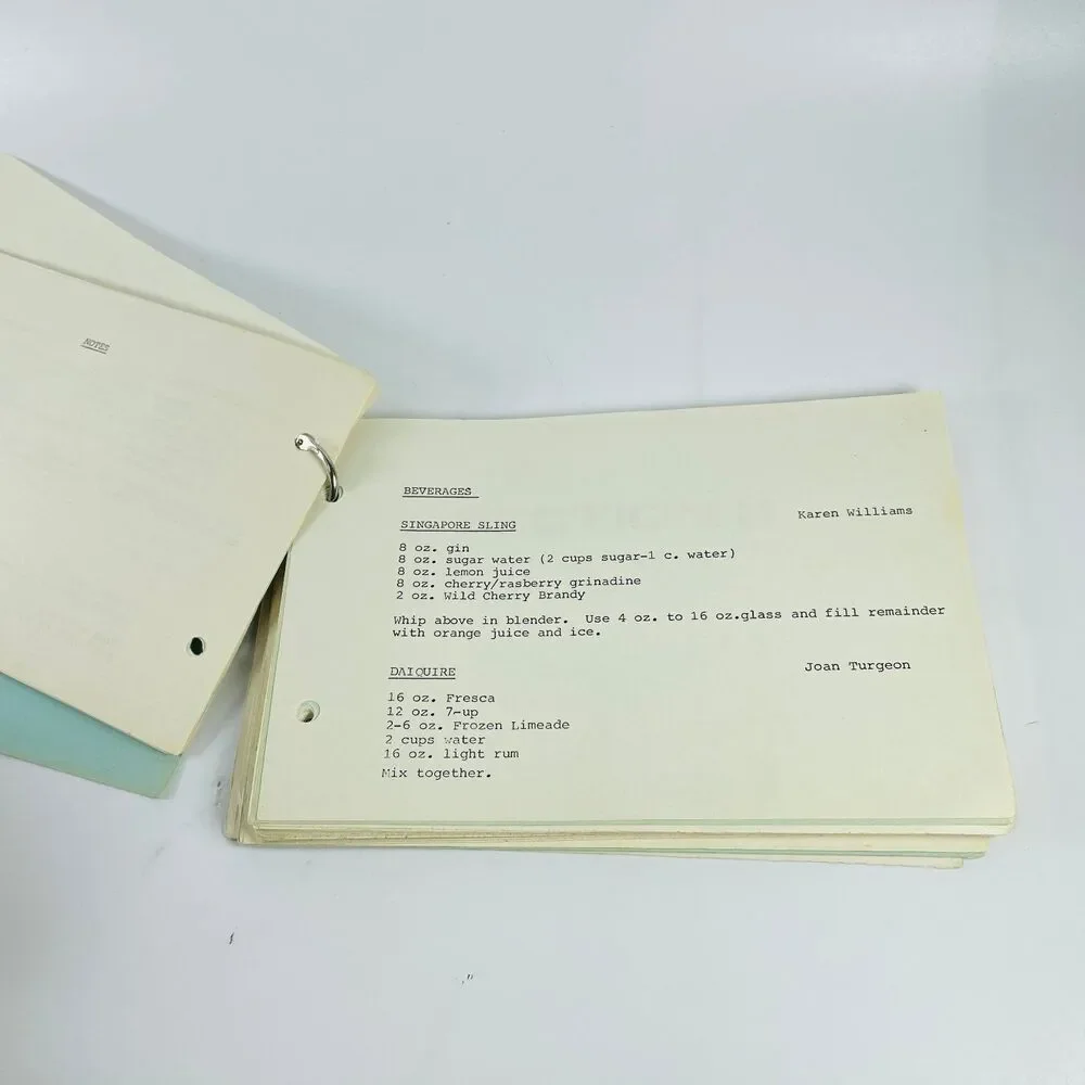 Montclair's Cookbook 1982 Vintage Ring Bound Omaha Nebraska Nursing Center
